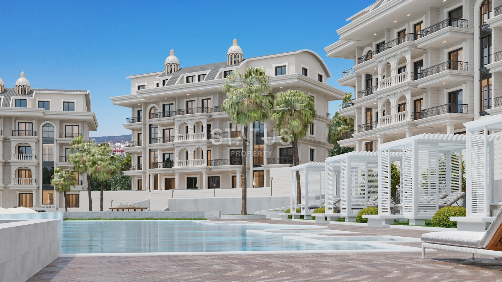 Новый масштабный проект в районе Тюрклер. 53м2 -174м2 фото 11