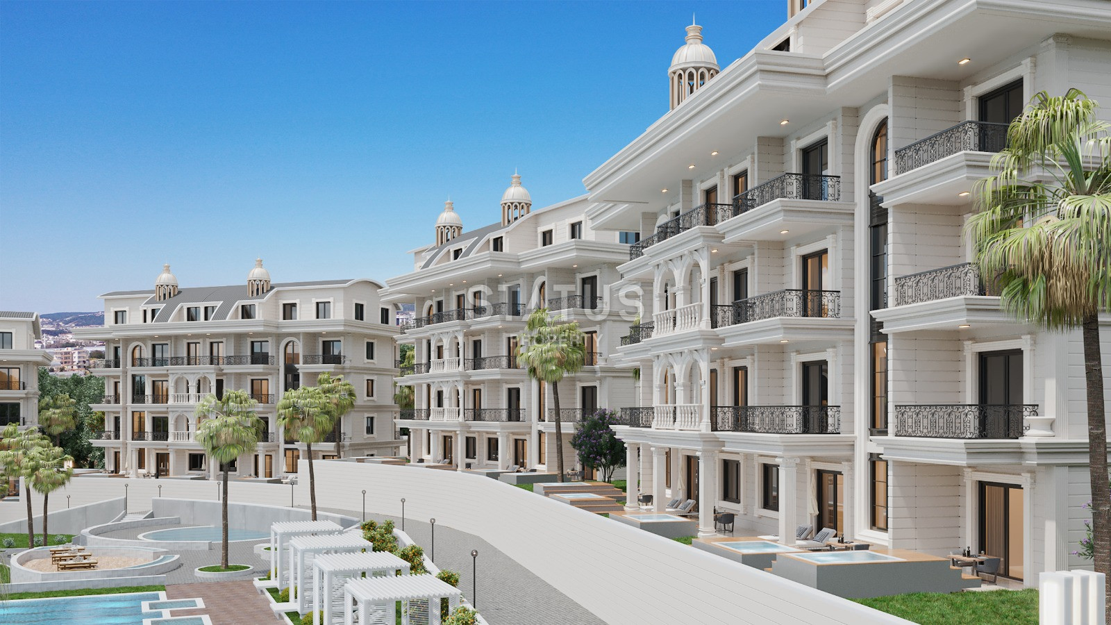 Новый масштабный проект в районе Тюрклер. 53м2 -174м2 фото 13