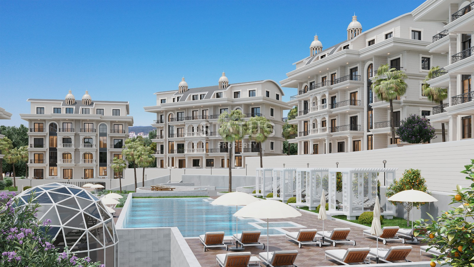 Новый масштабный проект в районе Тюрклер. 53м2 -174м2 фото 16