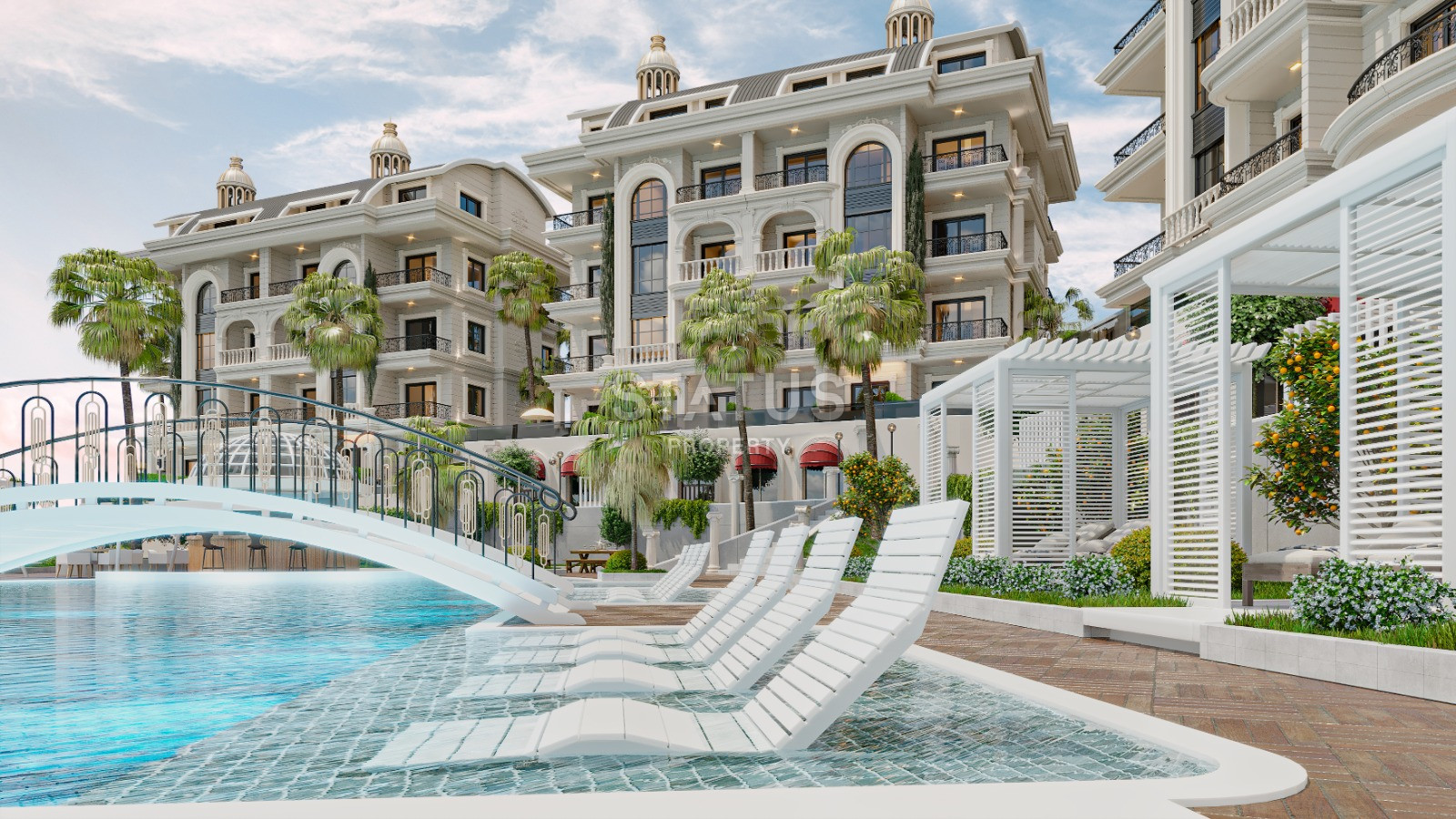 Новый масштабный проект в районе Тюрклер. 53м2 -174м2 фото 20