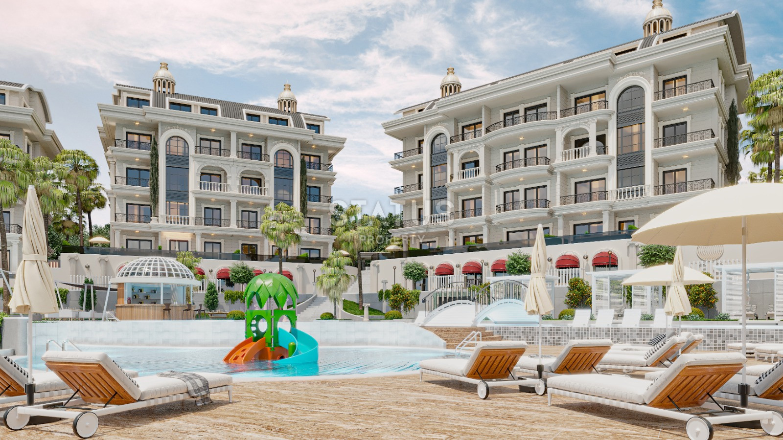 Новый масштабный проект в районе Тюрклер. 53м2 -174м2 фото 21