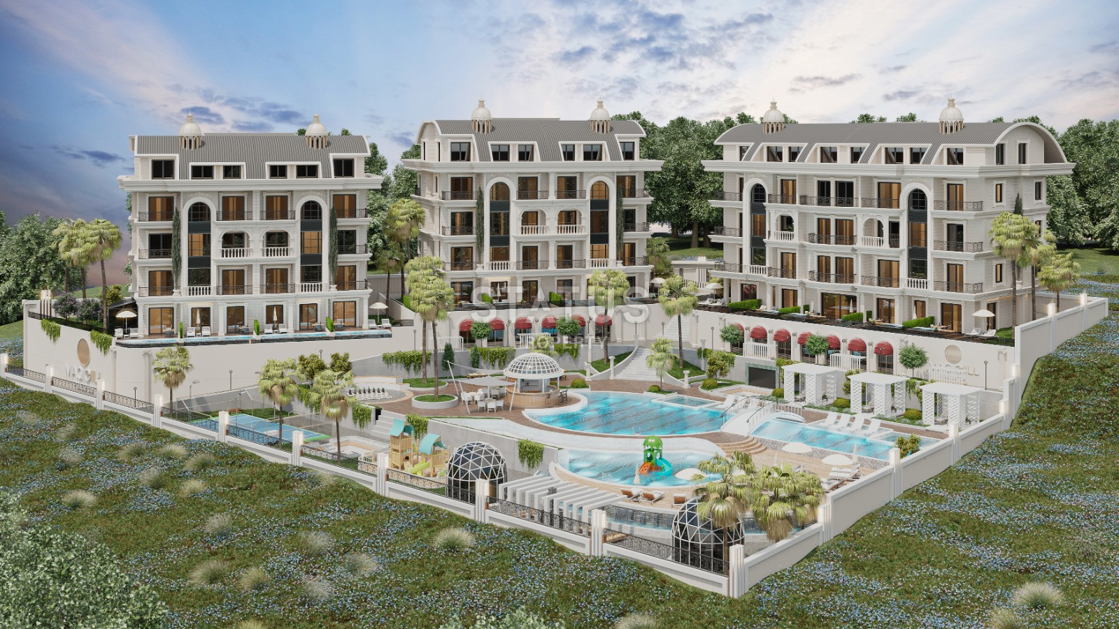 Новый масштабный проект в районе Тюрклер. 53м2 -174м2 фото 31