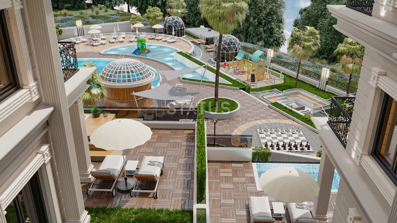 Новый масштабный проект в районе Тюрклер. 53м2 -174м2 фото 33