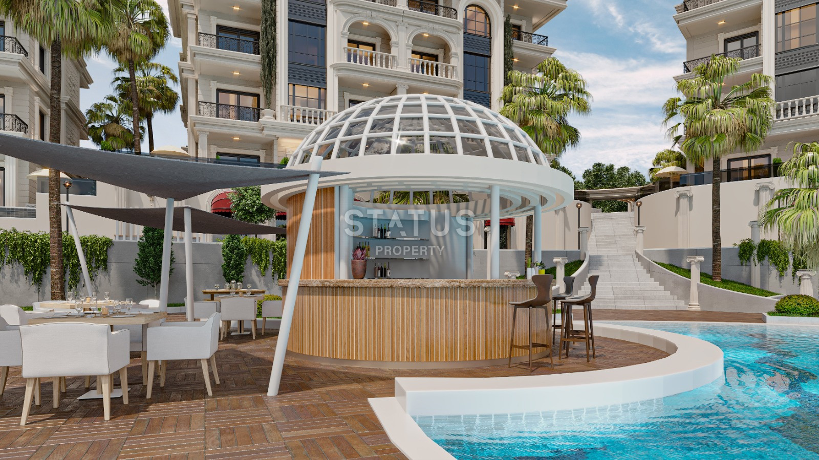 Новый масштабный проект в районе Тюрклер. 53м2 -174м2 фото 34