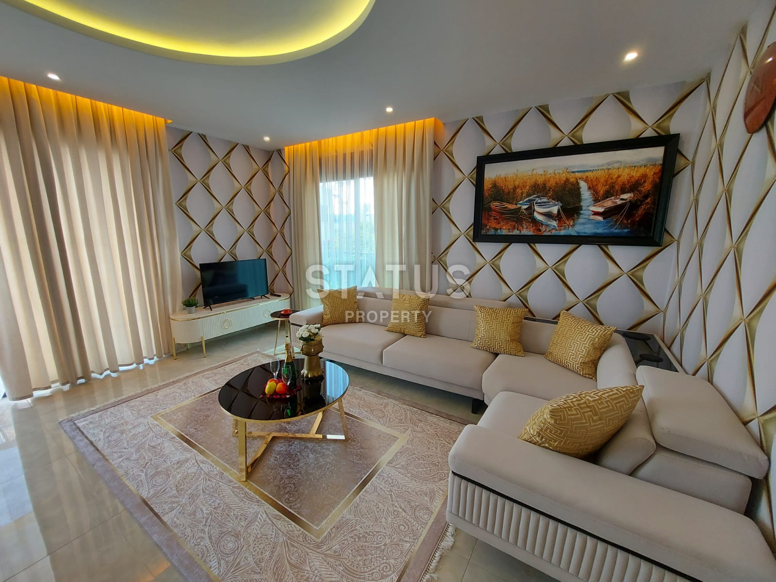 Шикарная меблированная квартира в первой береговой линии в Каргыджаке. 79м2 фото 19