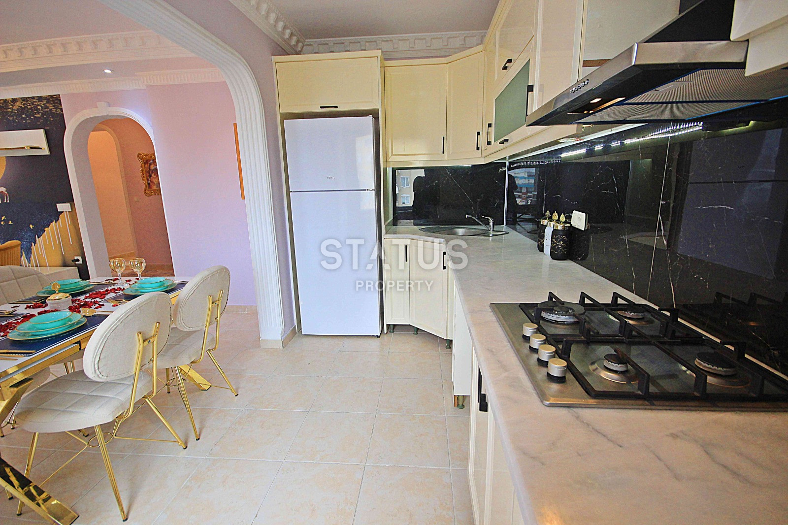 Просторная меблированная квартира с панорамными видами в Махмутларе, 125м2 фото 5