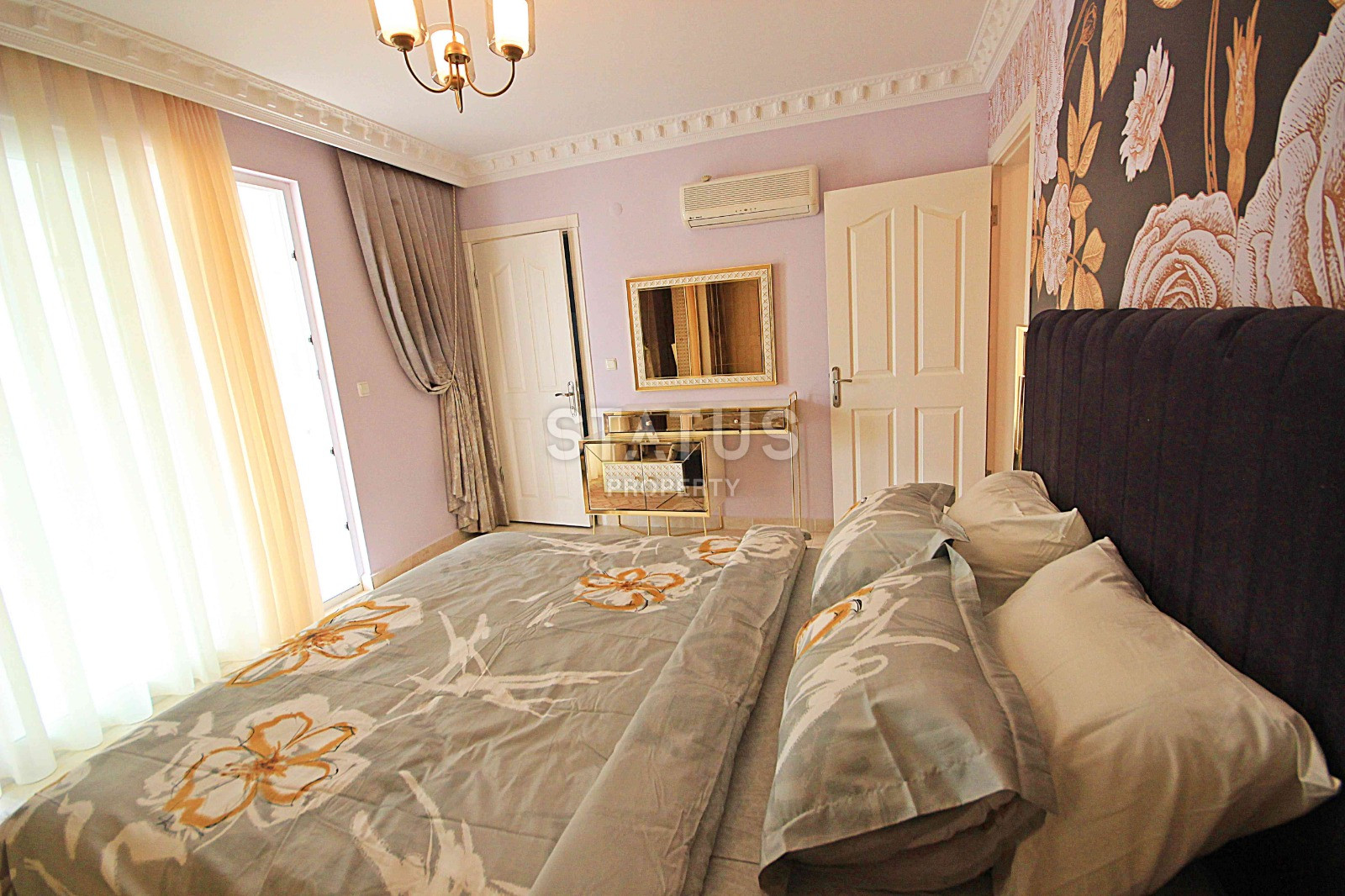 Просторная меблированная квартира с панорамными видами в Махмутларе, 125м2 фото 8