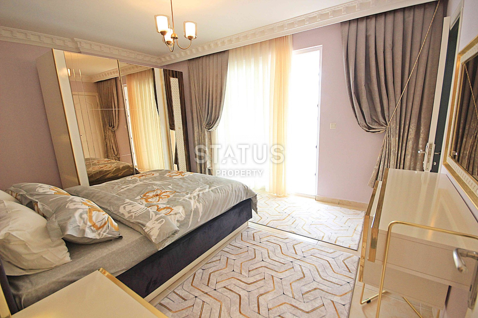 Просторная меблированная квартира с панорамными видами в Махмутларе, 125м2 фото 9