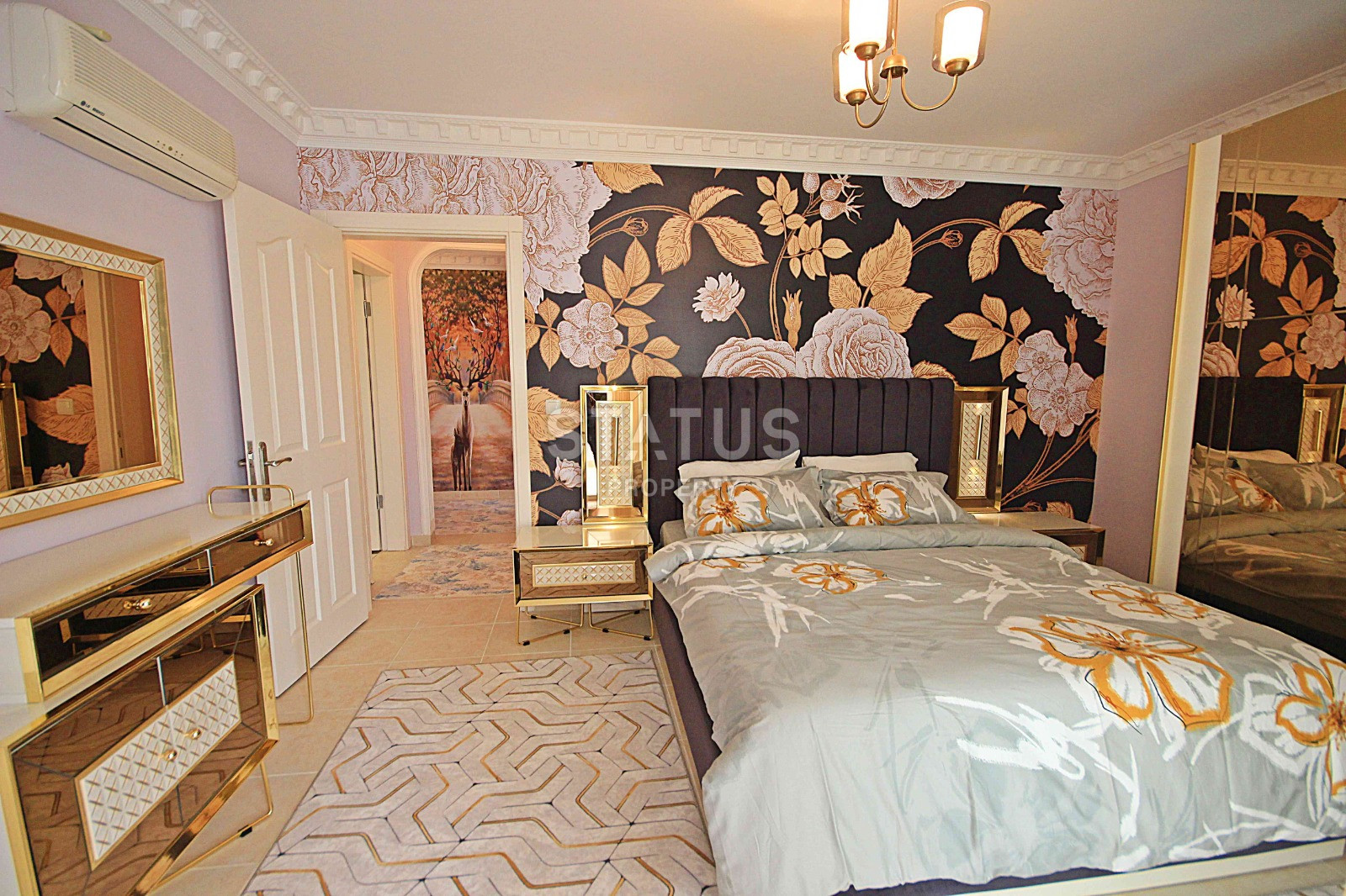 Просторная меблированная квартира с панорамными видами в Махмутларе, 125м2 фото 10