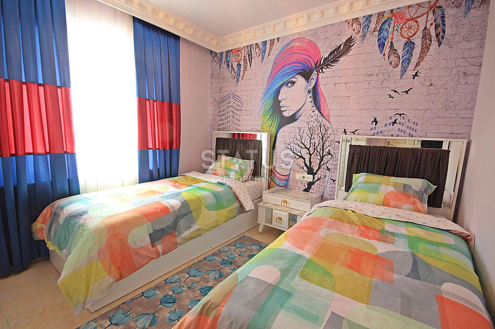 Просторная меблированная квартира с панорамными видами в Махмутларе, 125м2 фото 14