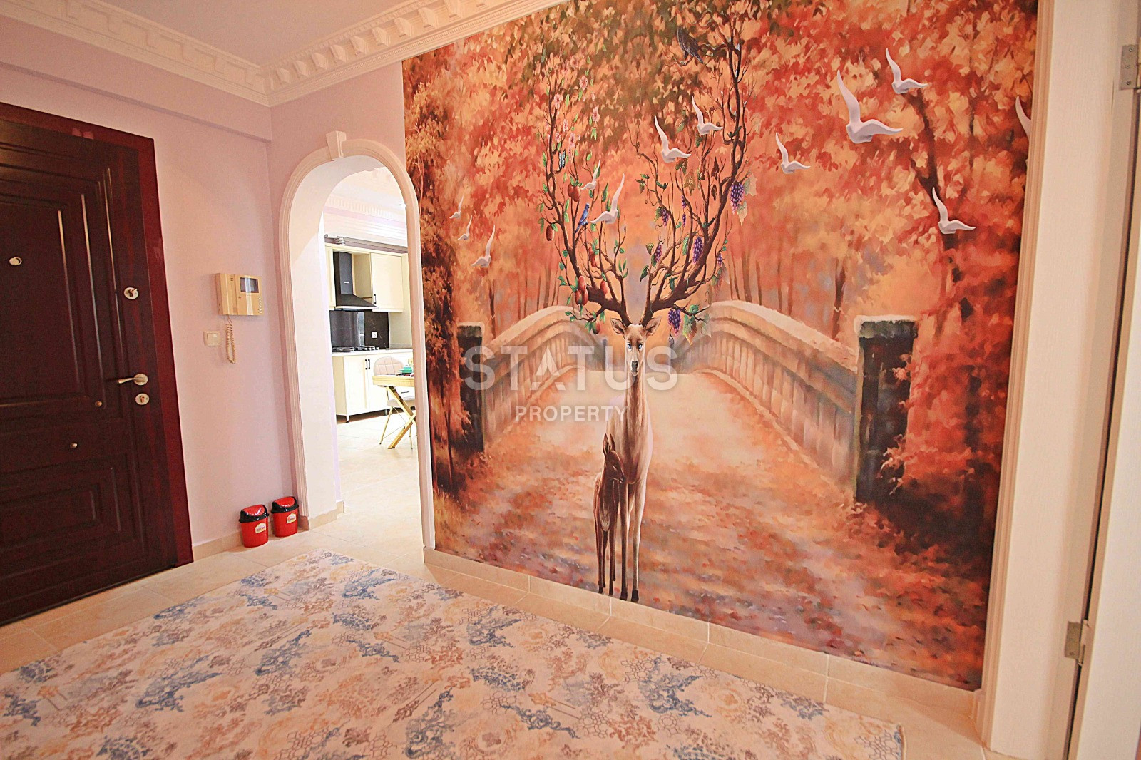 Просторная меблированная квартира с панорамными видами в Махмутларе, 125м2 фото 21