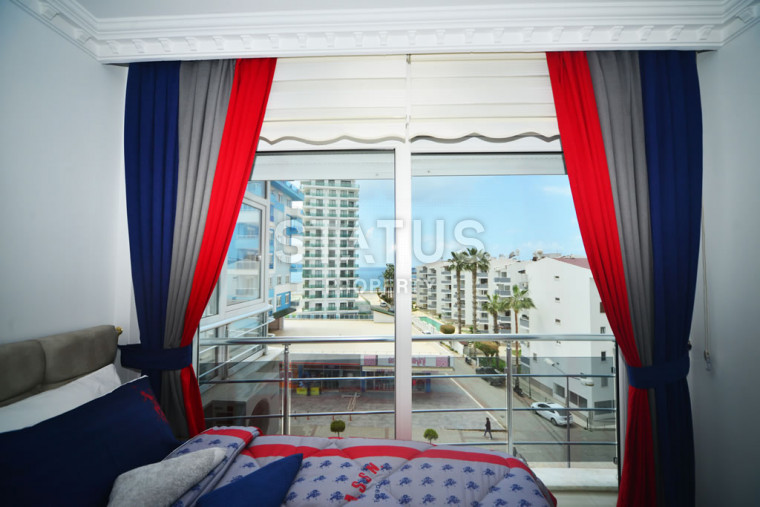 Трёхкомнатная квартира с видом на город и море в Махмутларе. 105м2 фото 1