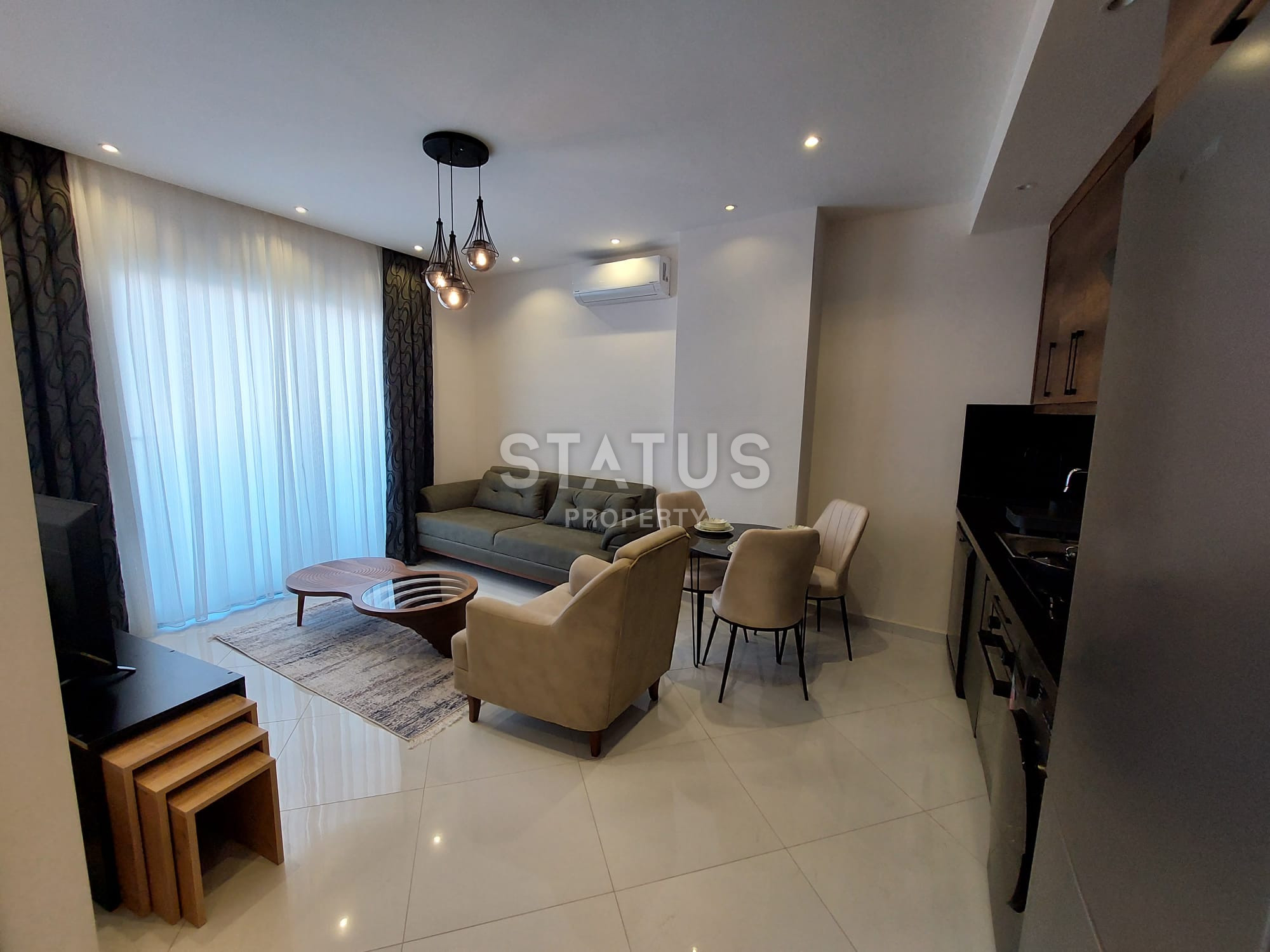 Роскошная квартира в комплексе с концепцией отеля 1+1 в Махмутларе, 60 м2 фото 9