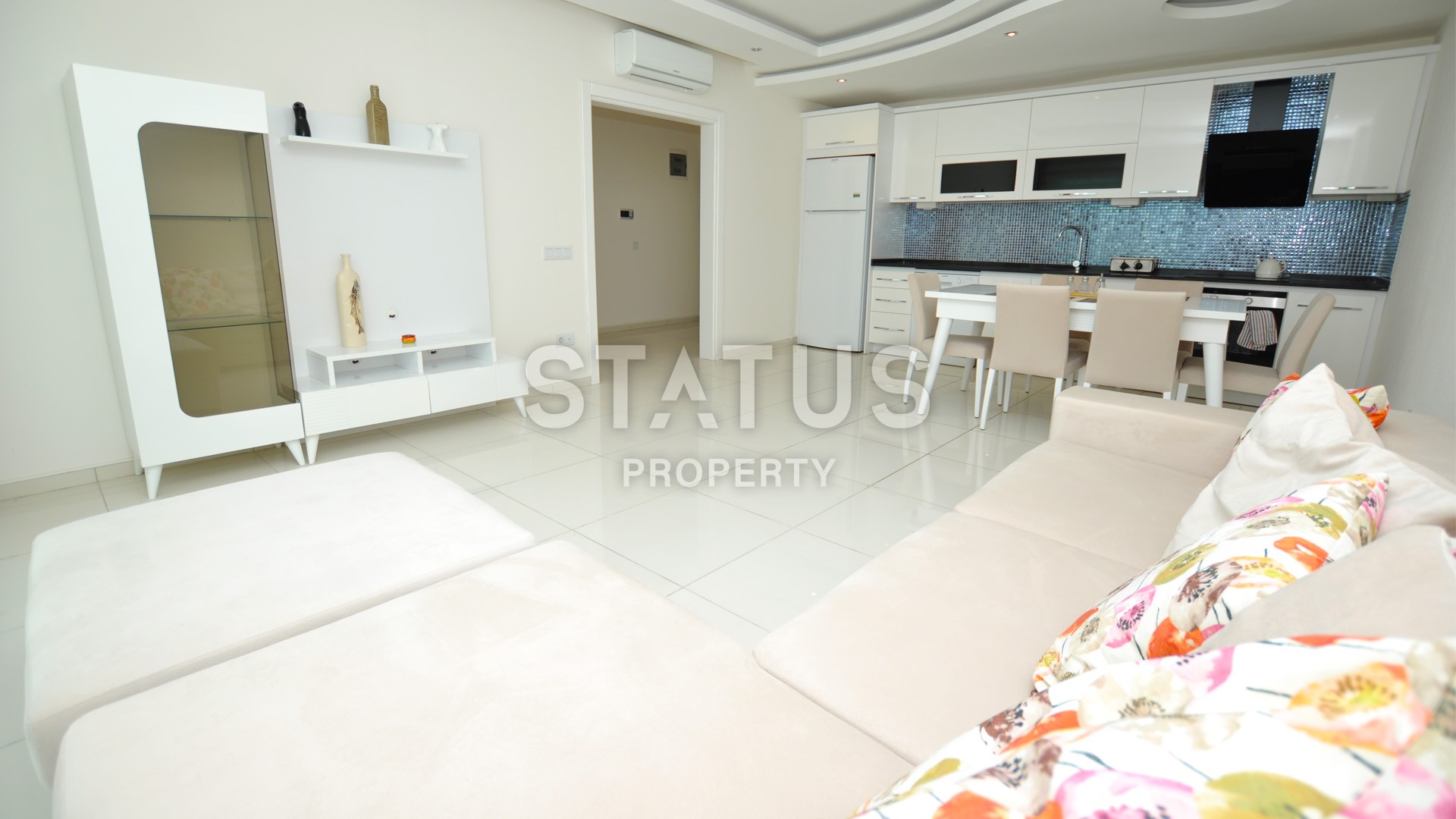 Трехкомнатная меблированная квартира в комплексе с бассейном,120 м2 фото 6