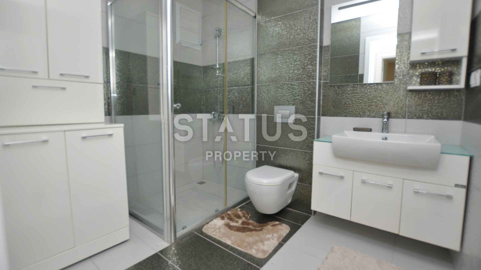 Трехкомнатная меблированная квартира в комплексе с бассейном,120 м2 фото 11