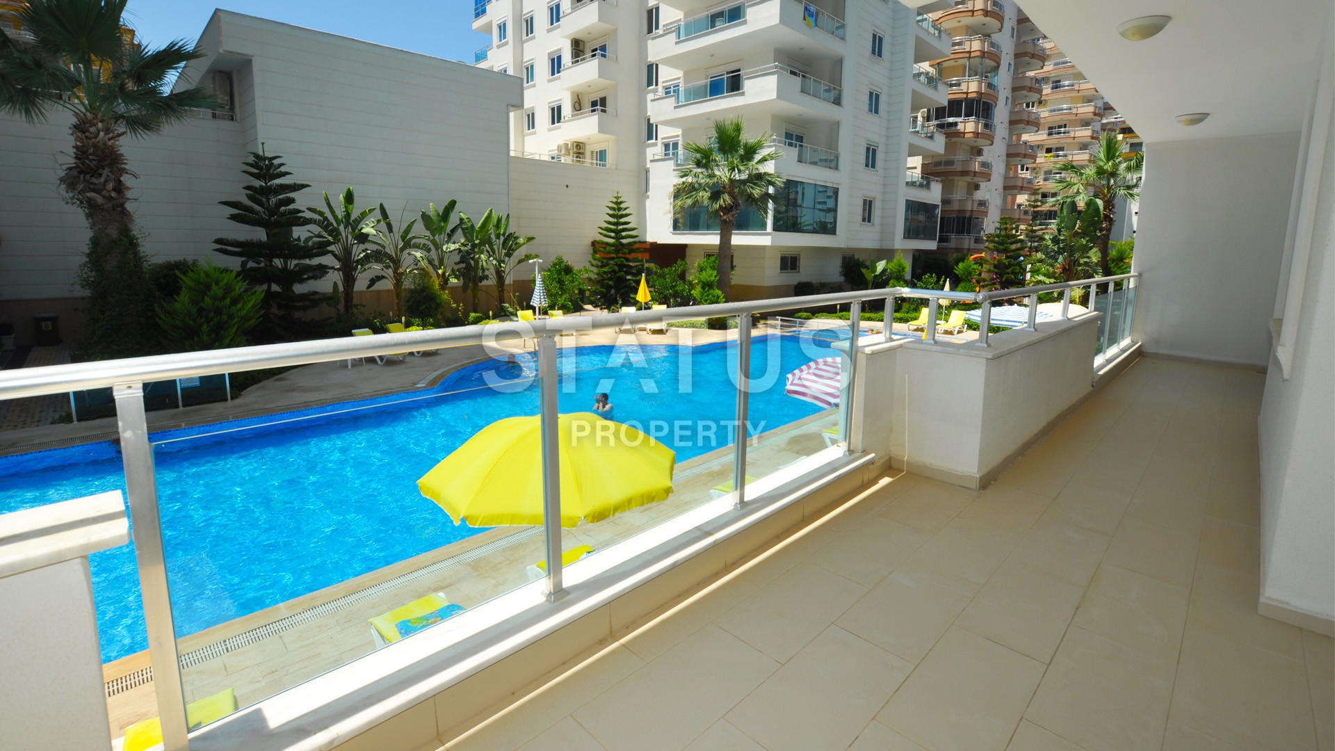 Трехкомнатная меблированная квартира в комплексе с бассейном,120 м2 фото 17