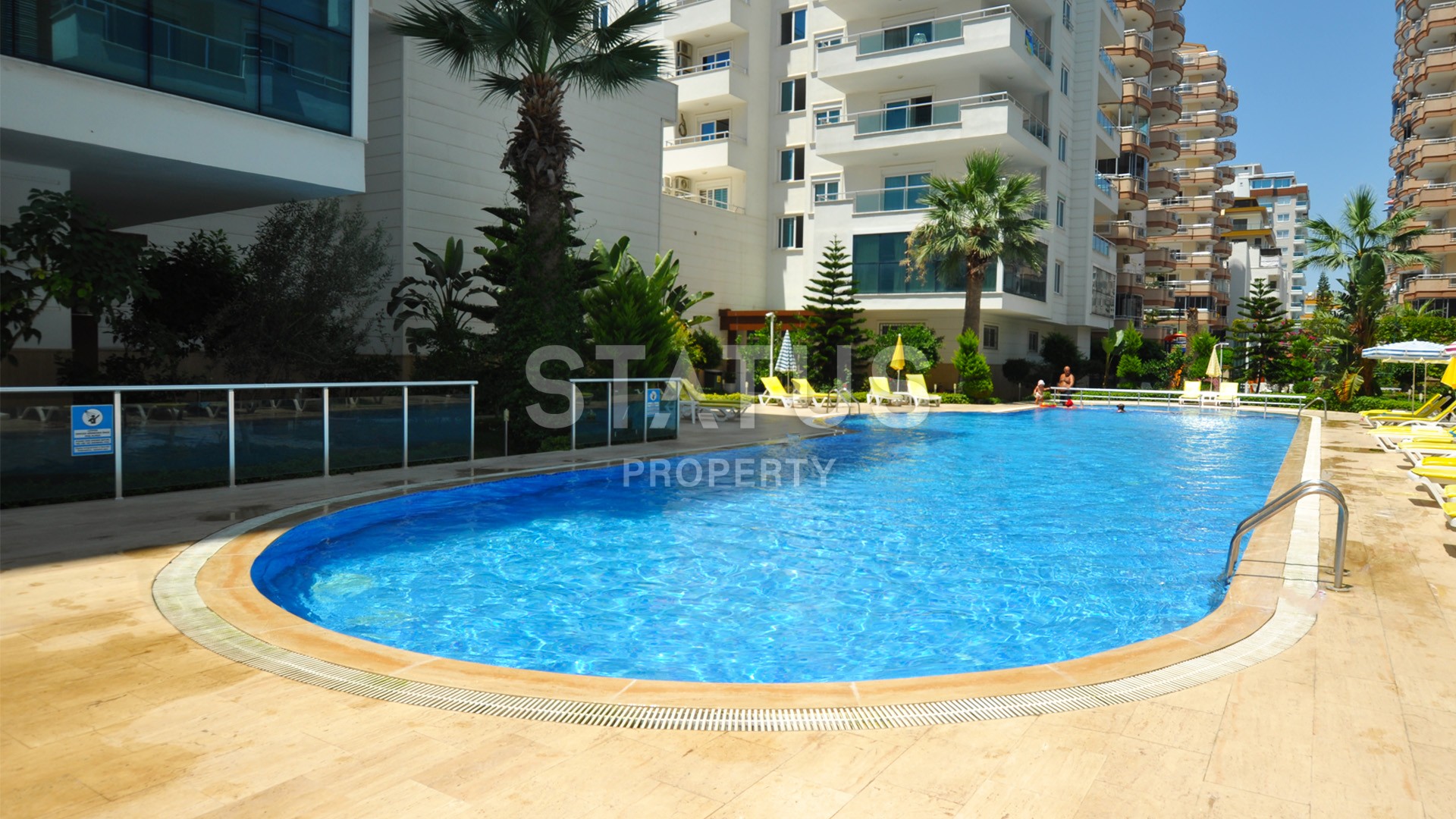 Трехкомнатная меблированная квартира в комплексе с бассейном,120 м2 фото 19