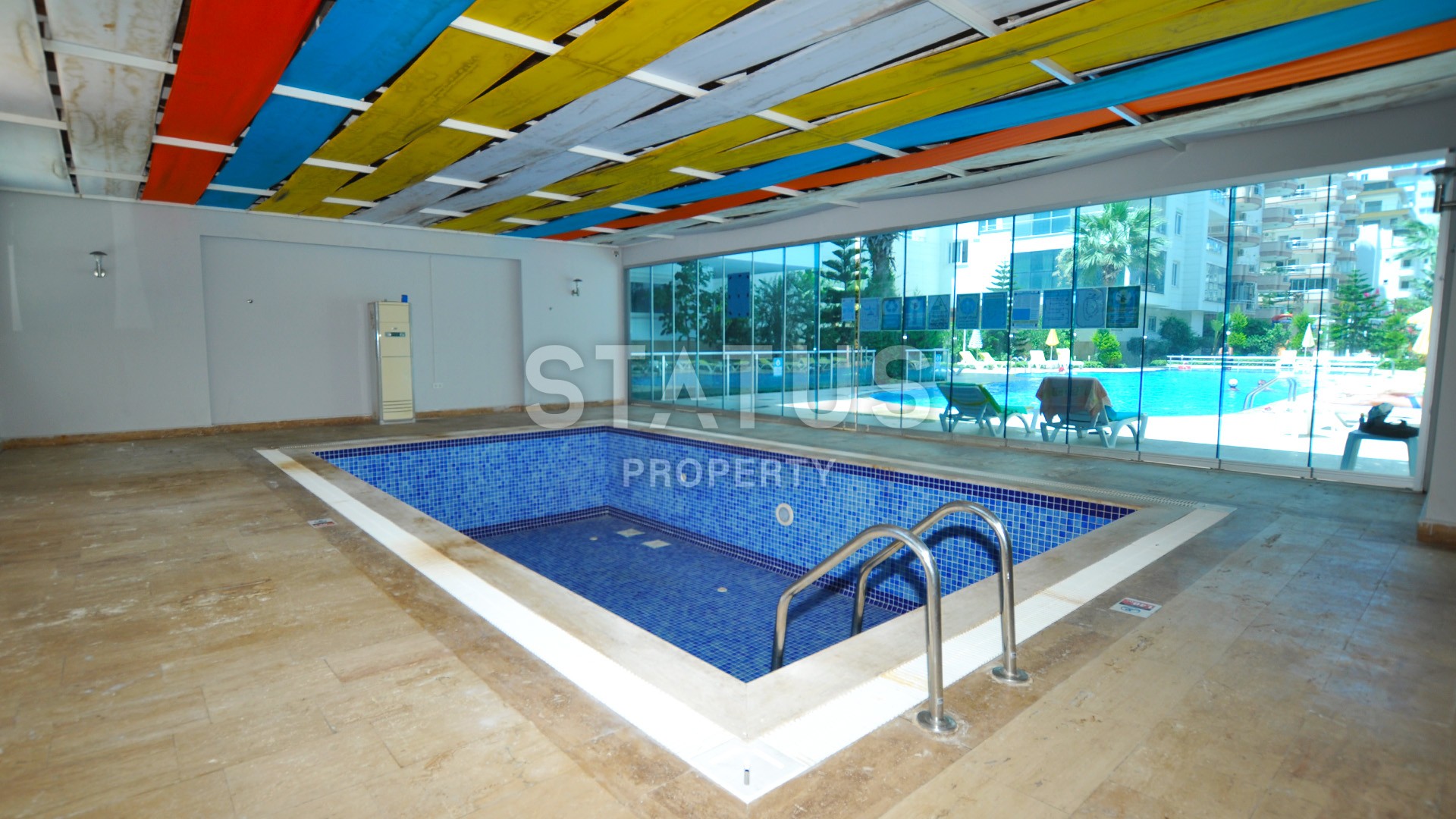 Трехкомнатная меблированная квартира в комплексе с бассейном,120 м2 фото 20