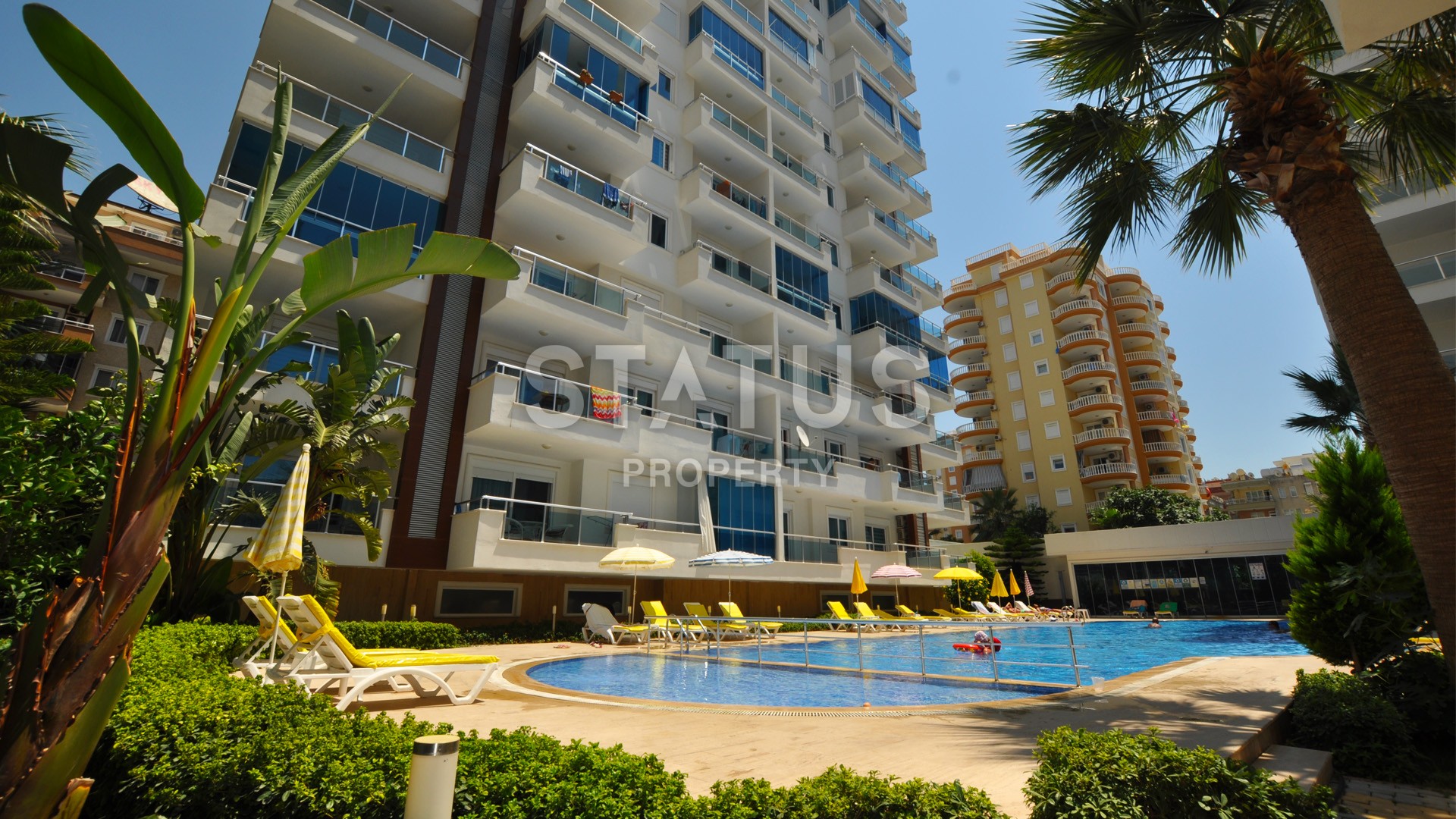 Трехкомнатная меблированная квартира в комплексе с бассейном,120 м2 фото 24