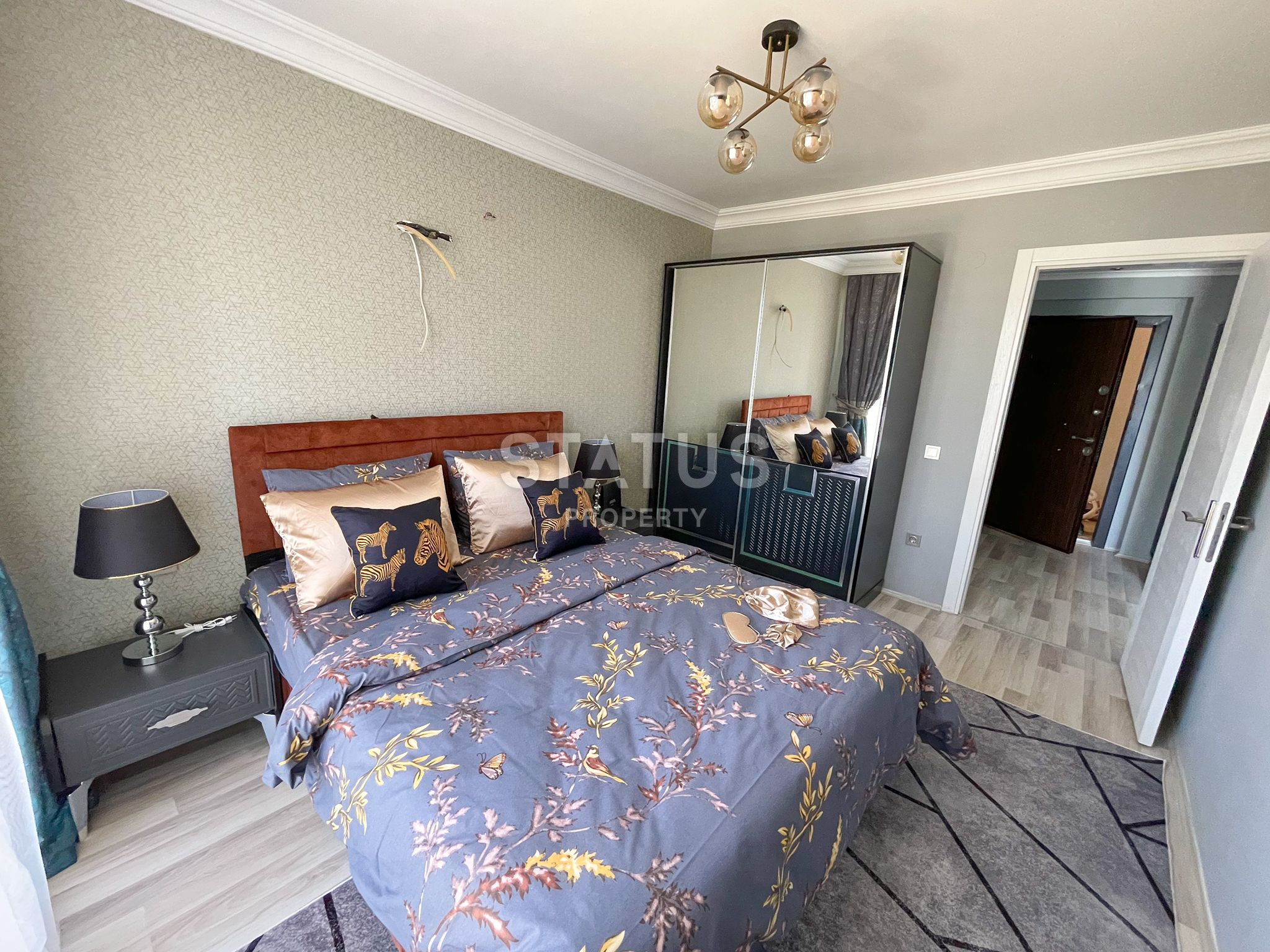 Двухкомнатная квартира с видом на море в районе Махмутлар. 65м2. фото 8