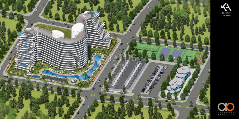 Новый уникальный проект в Анталье р-оне Алтынташ. 54м2 -163м2 фото 8