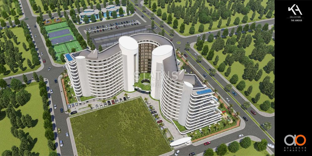 Новый уникальный проект в Анталье р-оне Алтынташ. 54м2 -163м2 фото 12