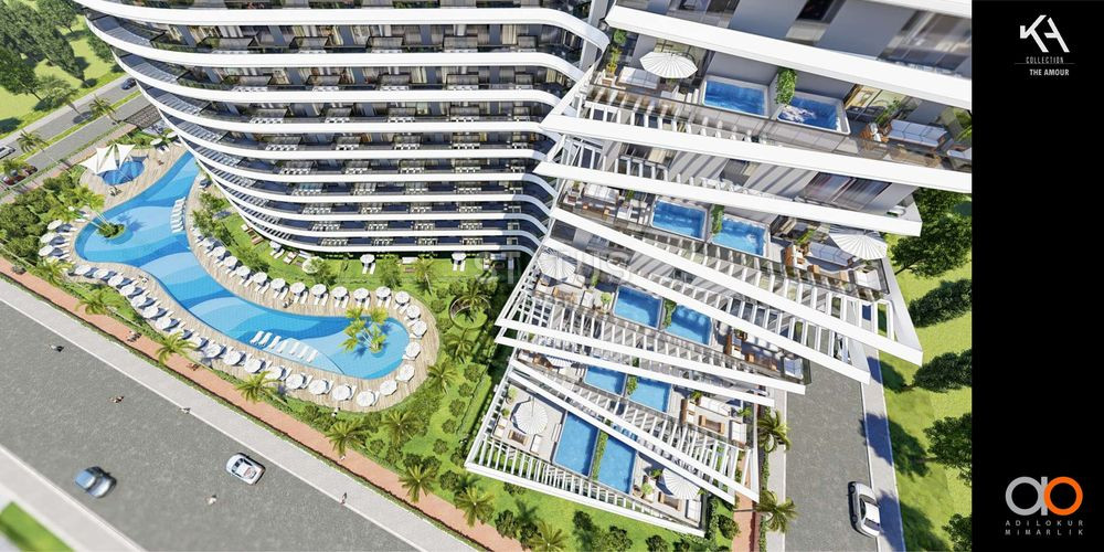 Новый уникальный проект в Анталье р-оне Алтынташ. 54м2 -163м2 фото 13