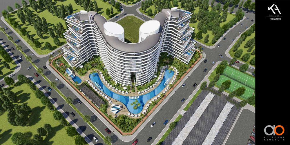 Новый уникальный проект в Анталье р-оне Алтынташ. 54м2 -163м2 фото 14