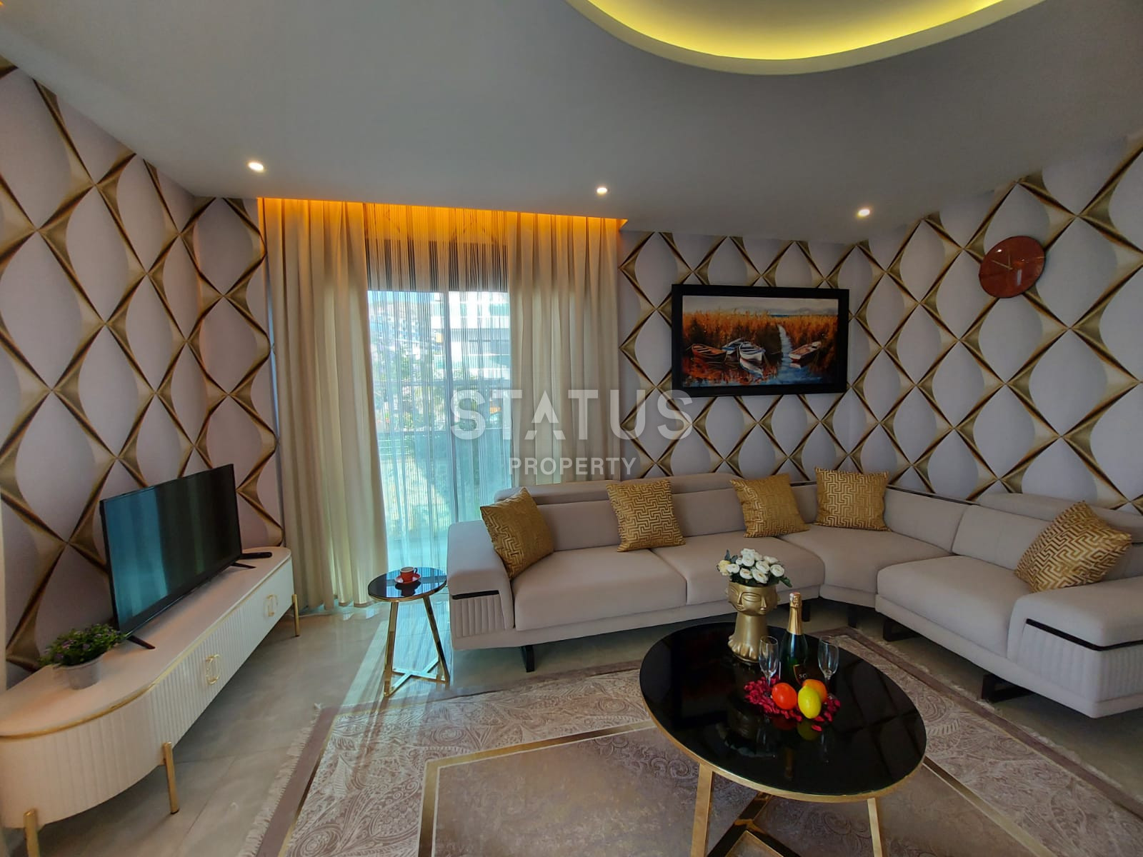 Sea view apartment in Kargicak area, 79m2 фото 3