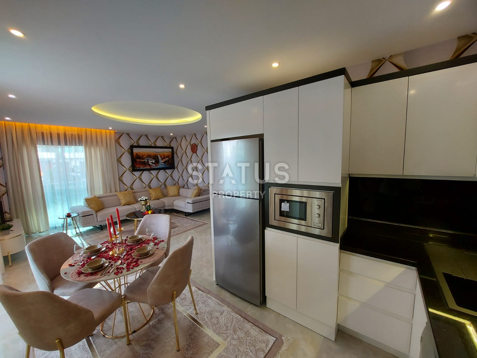 Sea view apartment in Kargicak area, 79m2 фото 6