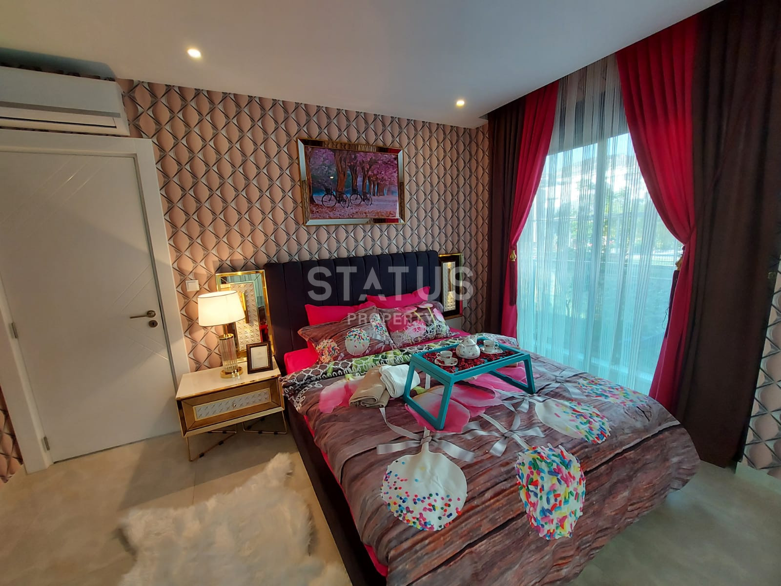 Sea view apartment in Kargicak area, 79m2 фото 13