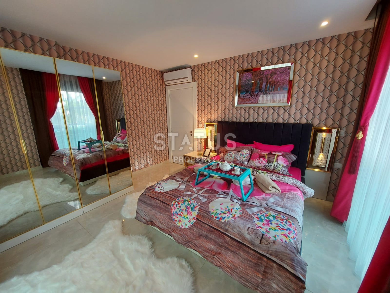 Sea view apartment in Kargicak area, 79m2 фото 14