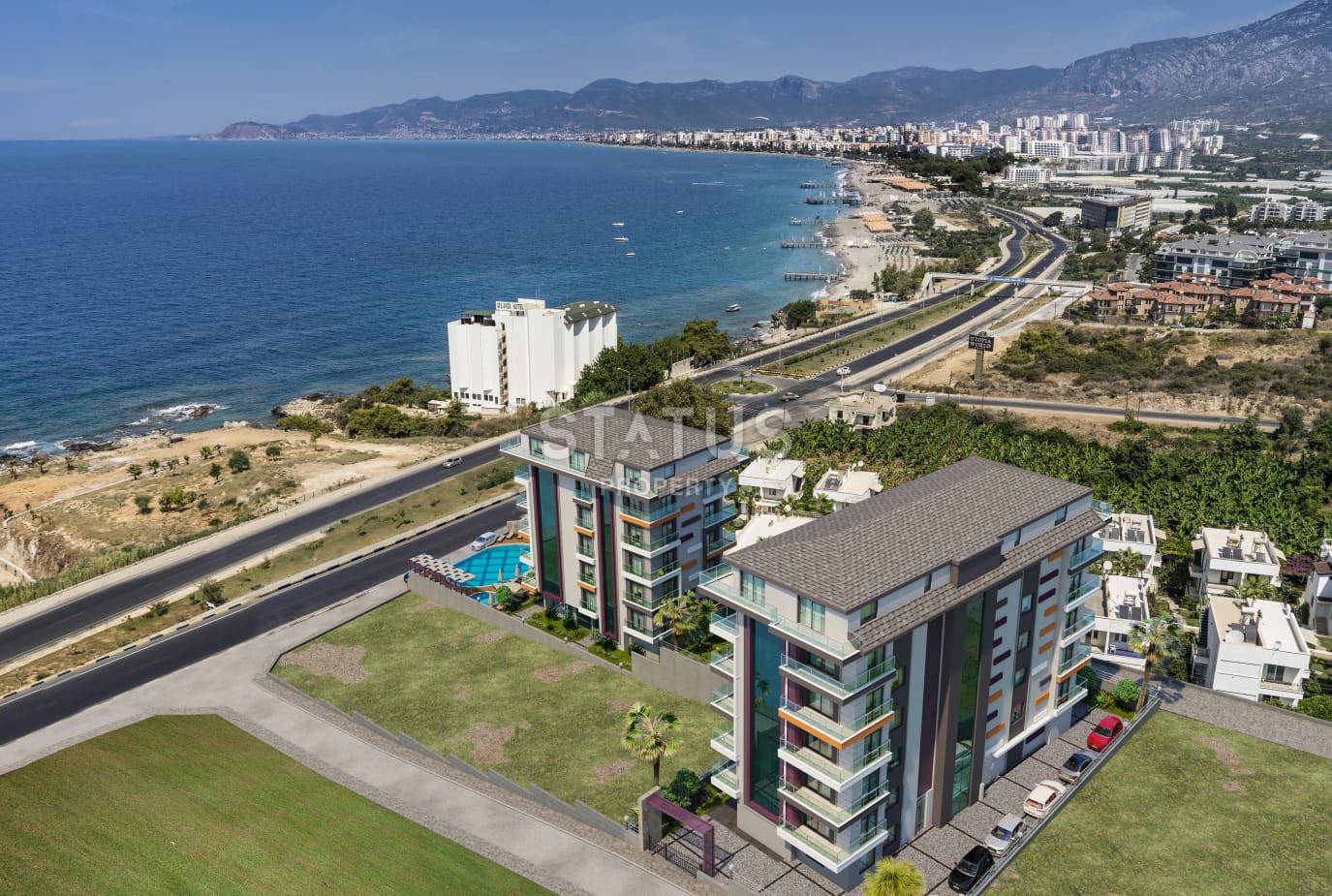 Sea view apartment in Kargicak area, 79m2 фото 28