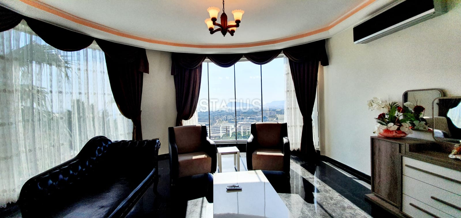 Luxurious villa with panoramic windows and sea views in the Kestel area, 210m2 фото 3