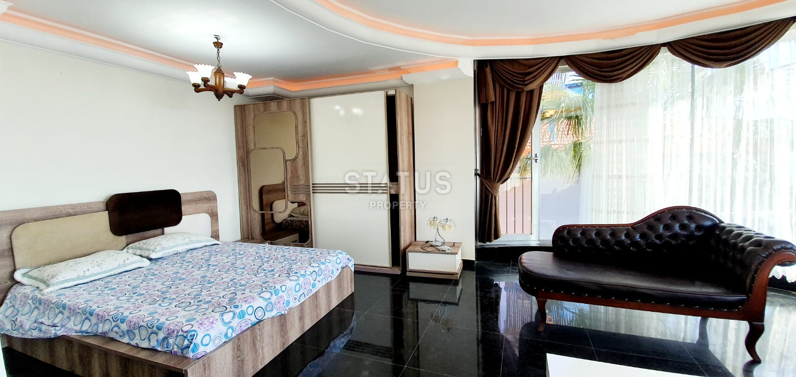 Luxurious villa with panoramic windows and sea views in the Kestel area, 210m2 фото 11