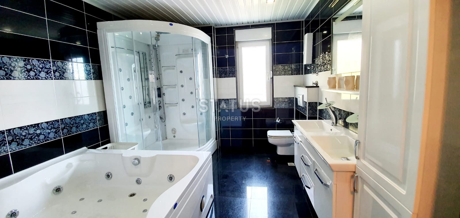 Luxurious villa with panoramic windows and sea views in the Kestel area, 210m2 фото 12