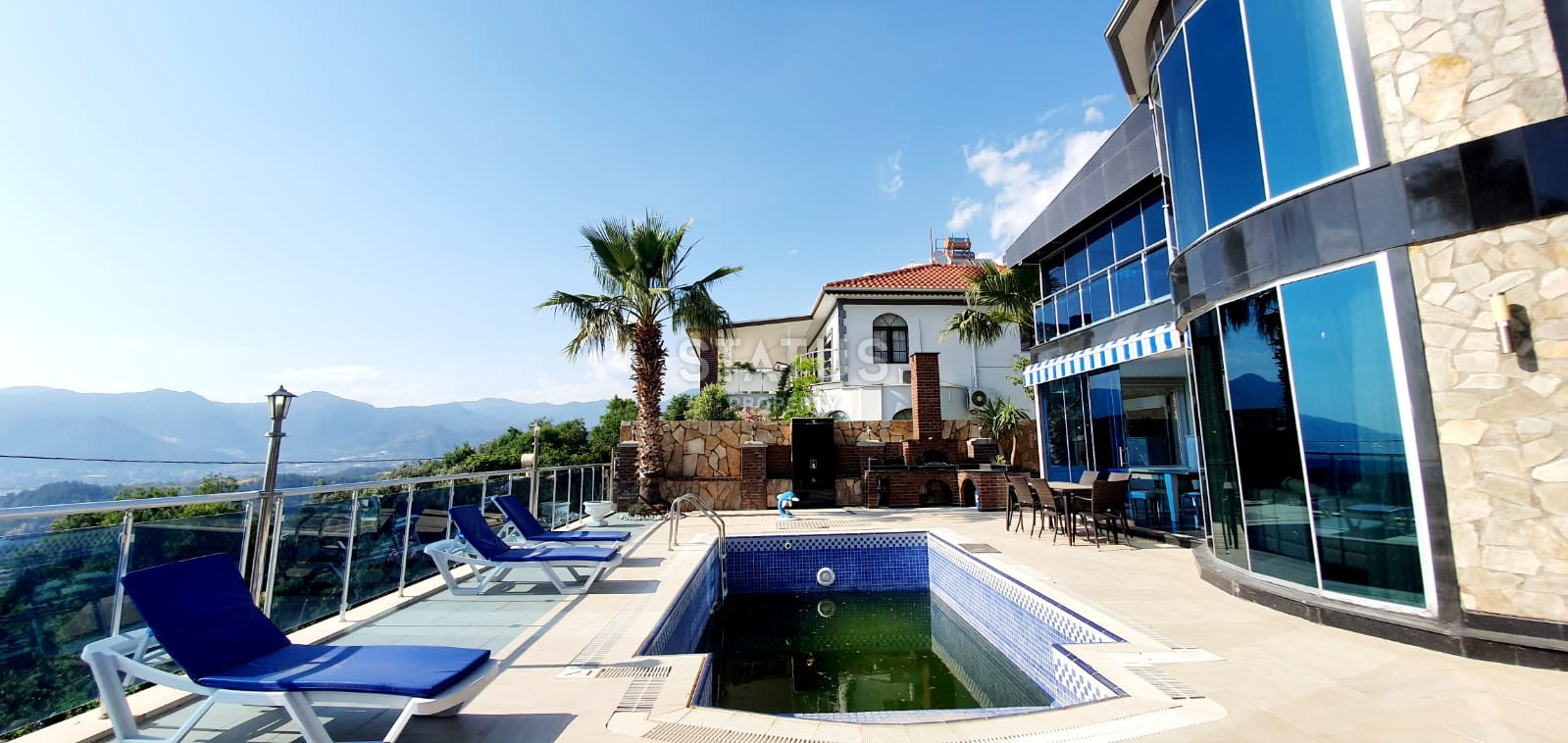 Luxurious villa with panoramic windows and sea views in the Kestel area, 210m2 фото 23