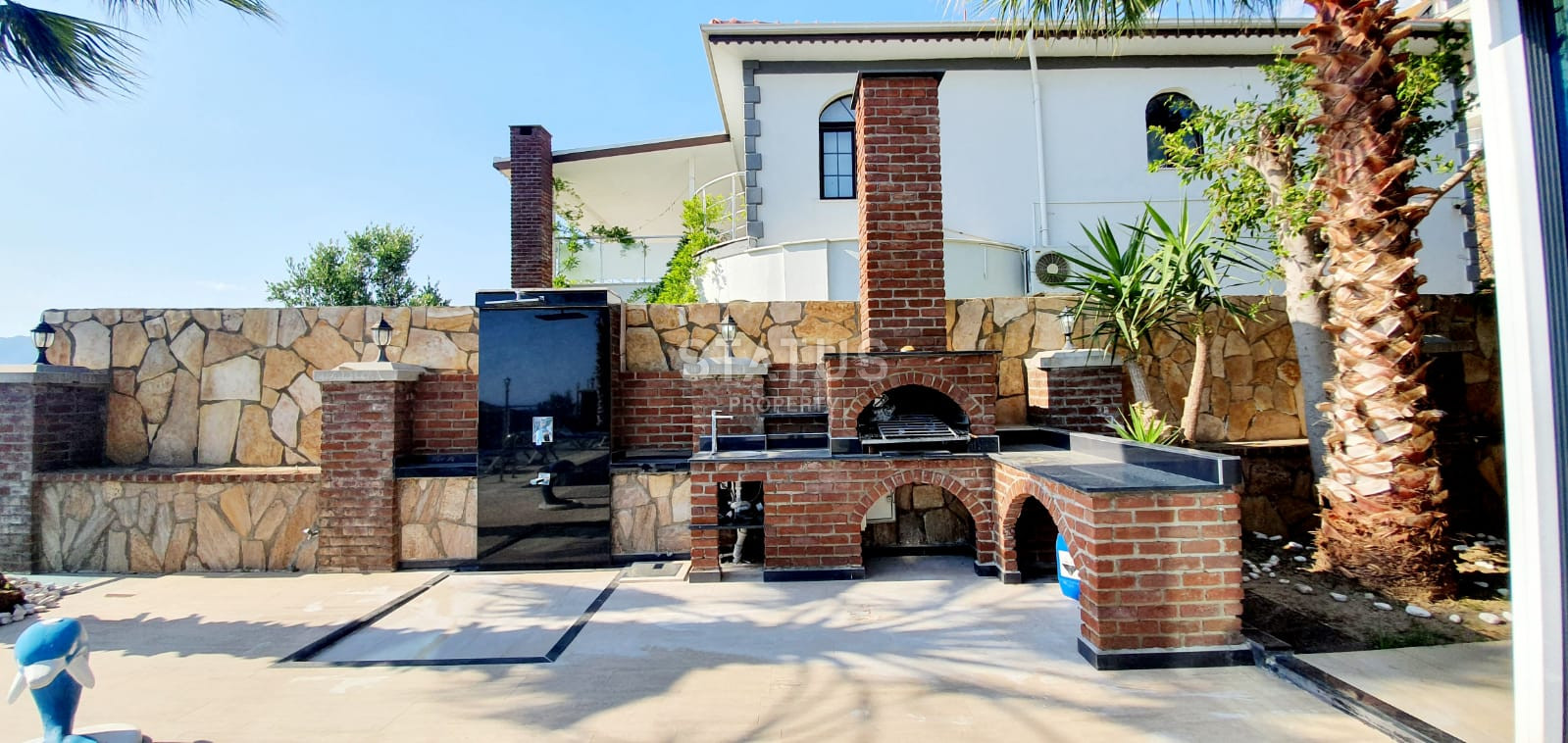 Luxurious villa with panoramic windows and sea views in the Kestel area, 210m2 фото 35