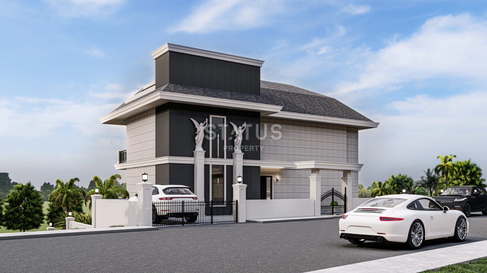 The project of a luxury villa 4+1 in the village of Kargicak, 501 m2 фото 3