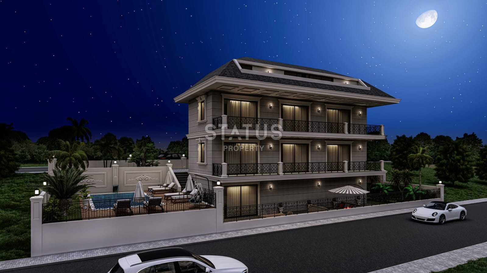 The project of a luxury villa 4+1 in the village of Kargicak, 501 m2 фото 4