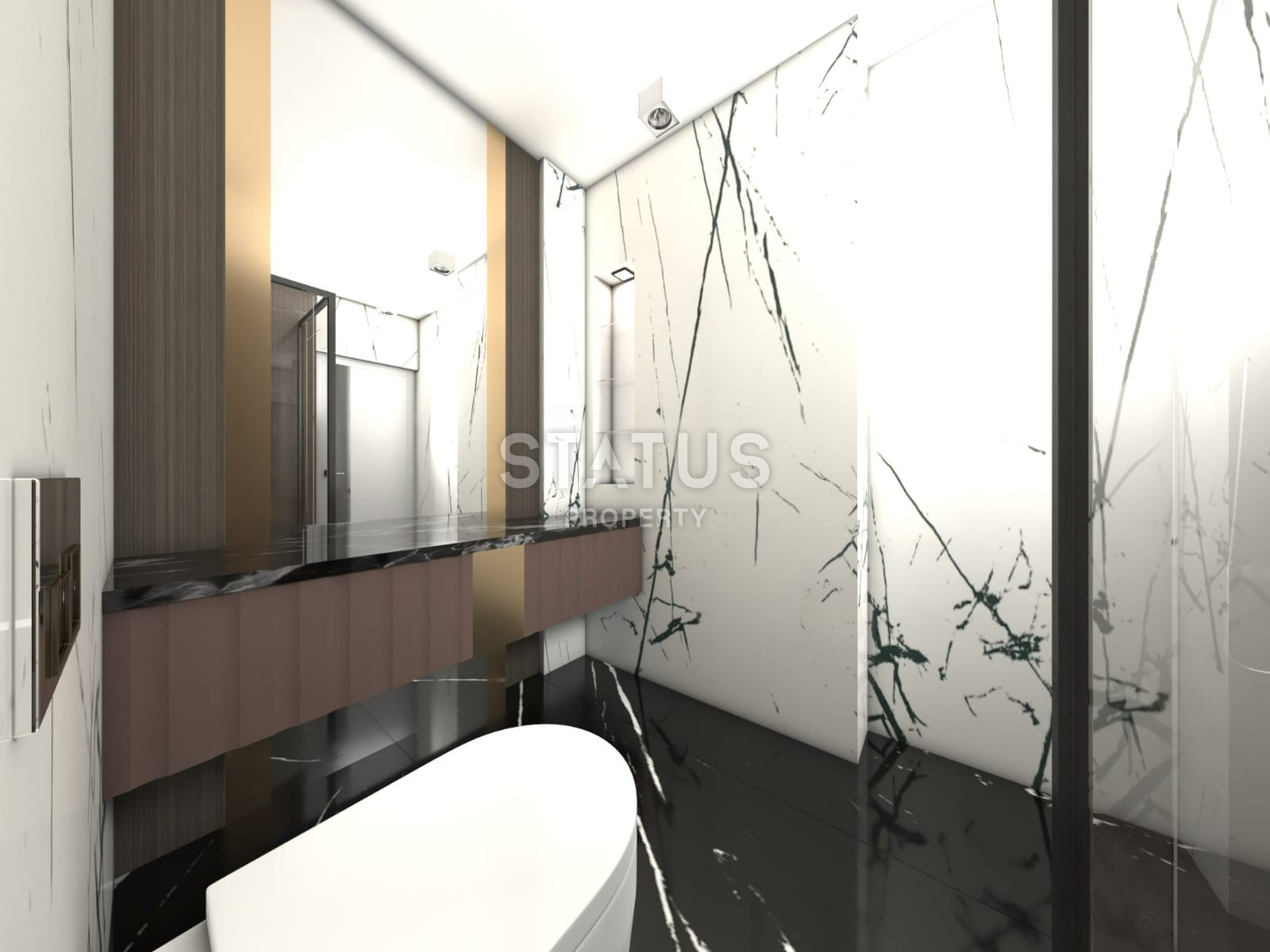 The project of a luxury villa 4+1 in the village of Kargicak, 501 m2 фото 13