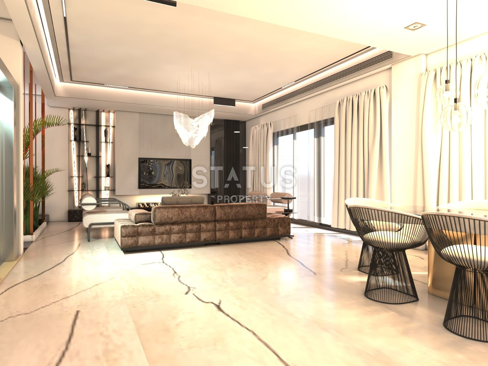 The project of a luxury villa 4+1 in the village of Kargicak, 501 m2 фото 16