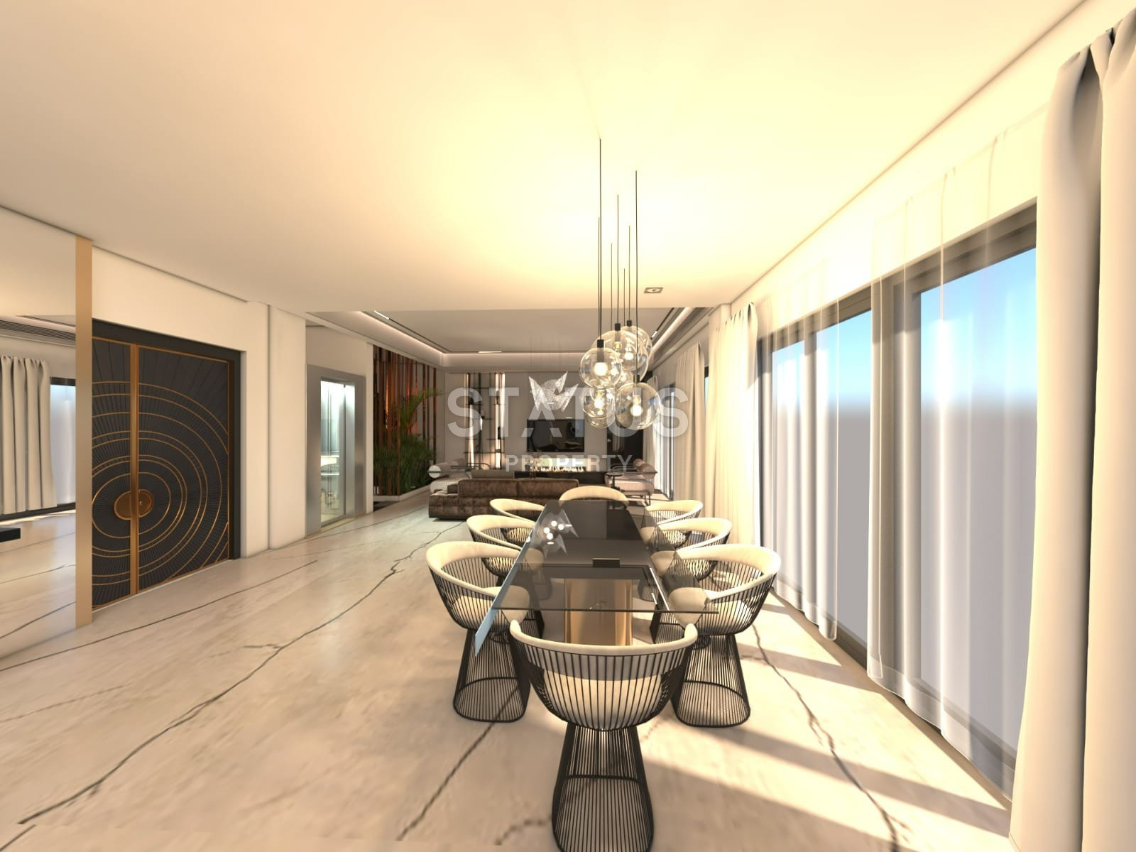 The project of a luxury villa 4+1 in the village of Kargicak, 501 m2 фото 17