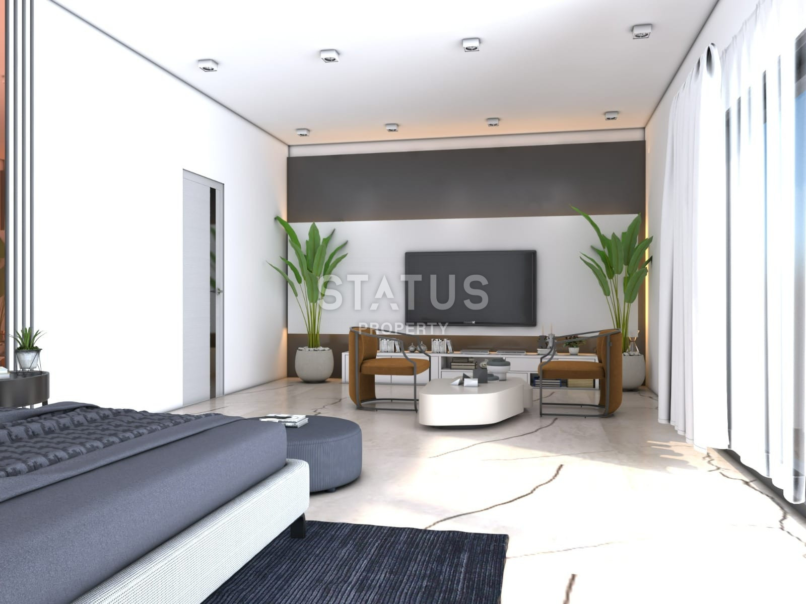 The project of a luxury villa 4+1 in the village of Kargicak, 501 m2 фото 19