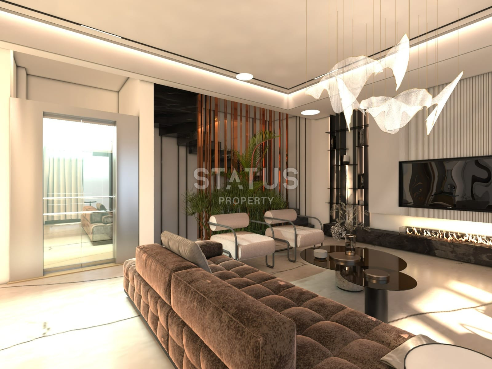 The project of a luxury villa 4+1 in the village of Kargicak, 501 m2 фото 20