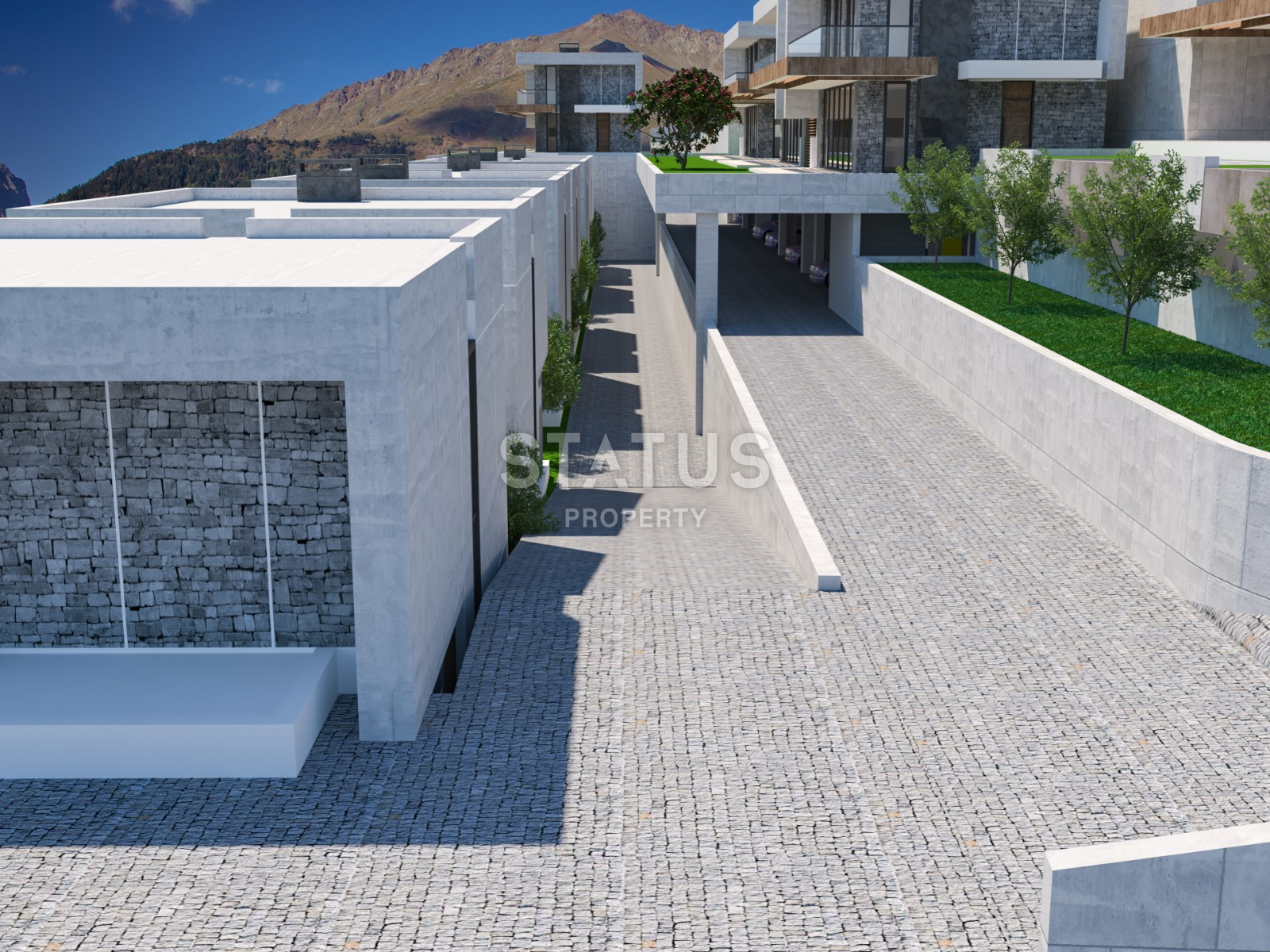 Проект шикарных вилл в поселке Каргыджак, 200-250 м2 фото 6