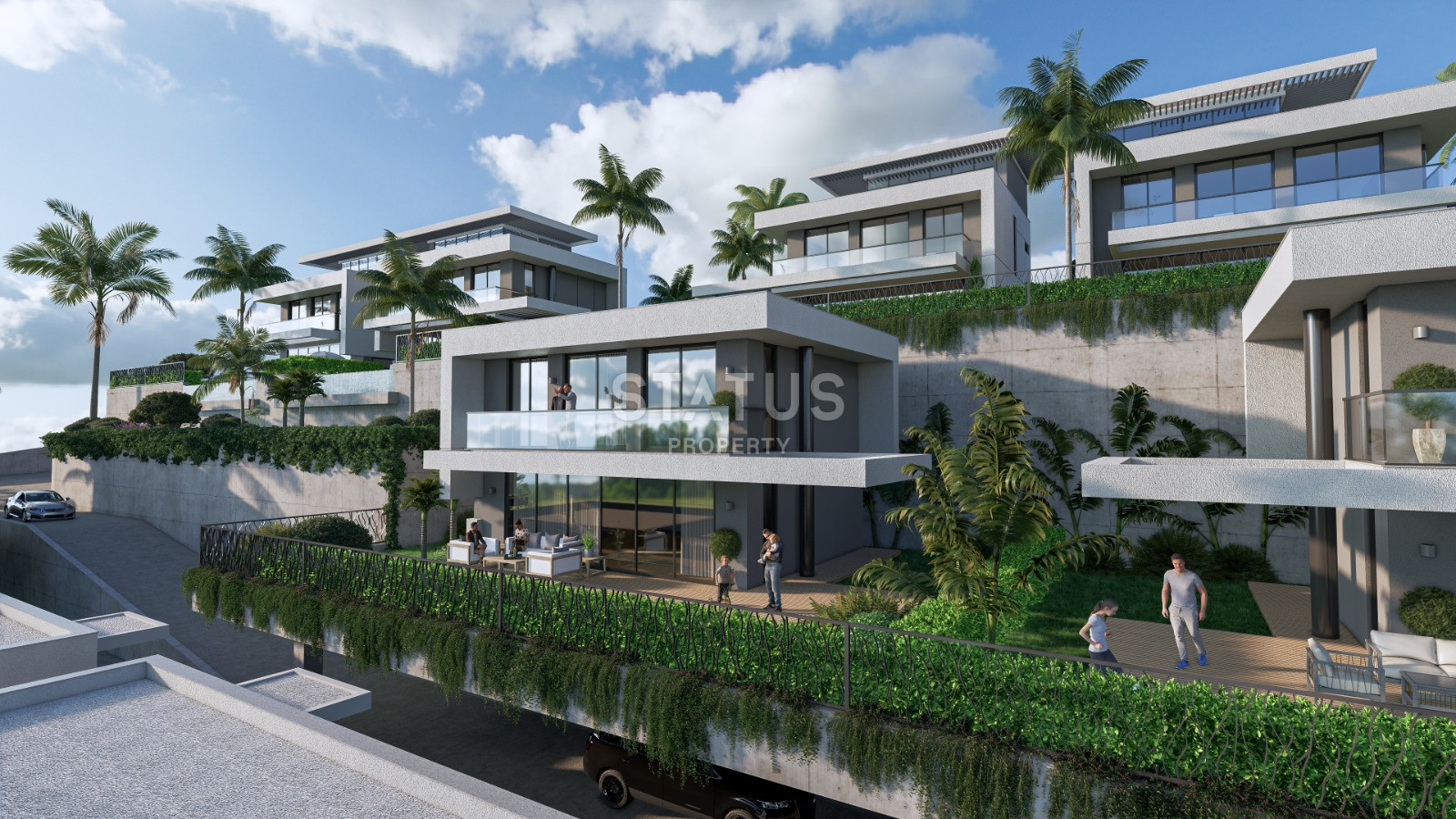 Проект шикарных вилл в поселке Каргыджак, 200-250 м2 фото 7