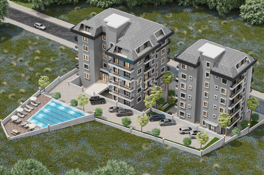 Новый проект на этапе котлована разных планировок в районе Чыплаклы, 57-240 м2 фото 6