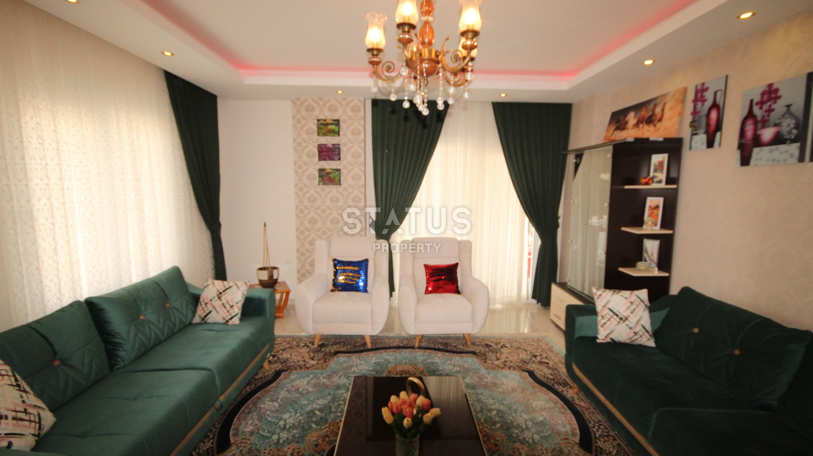 Трёхкомнатная квартира с отдельной кухней в Тосмуре,135м2 фото 2