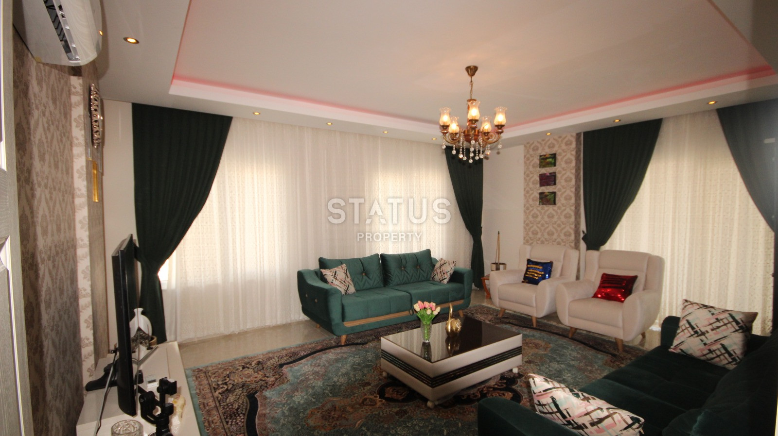 Трёхкомнатная квартира с отдельной кухней в Тосмуре,135м2 фото 4